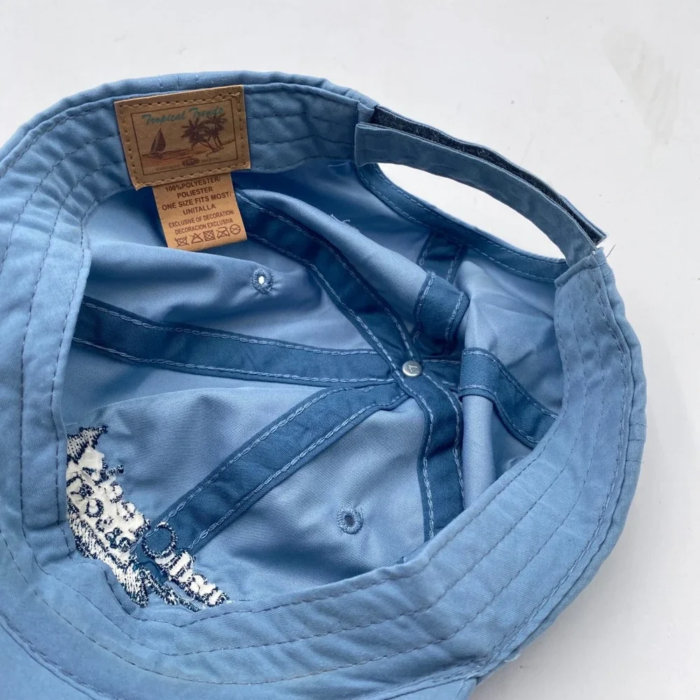 Quail Creek Resort Golf Hat OSFM Blue Polyester Embroidered Cap Dad Slouch